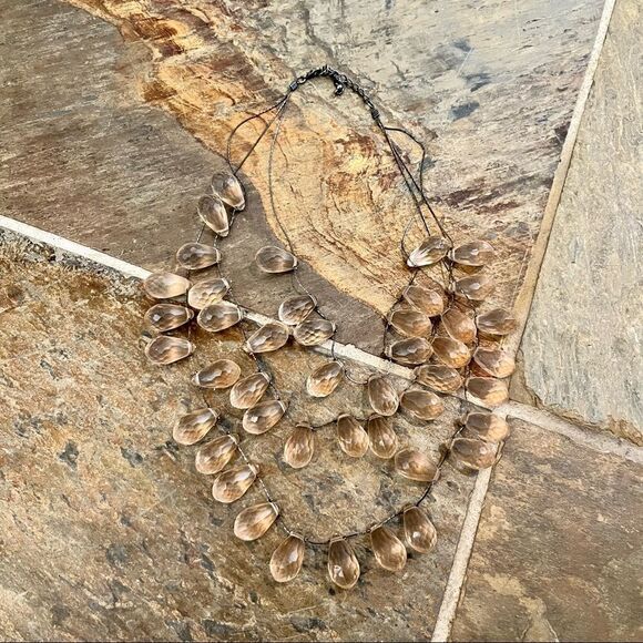 Multi-Chain Beaded Statement Necklace - Picture 1 of 3